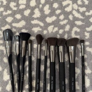 Professional Makeup Brush Set - Black